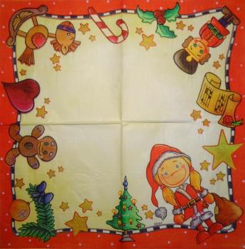 NW-208 Santa / ENG-346 Angel - 3-ply - Safuri / Vielseidig